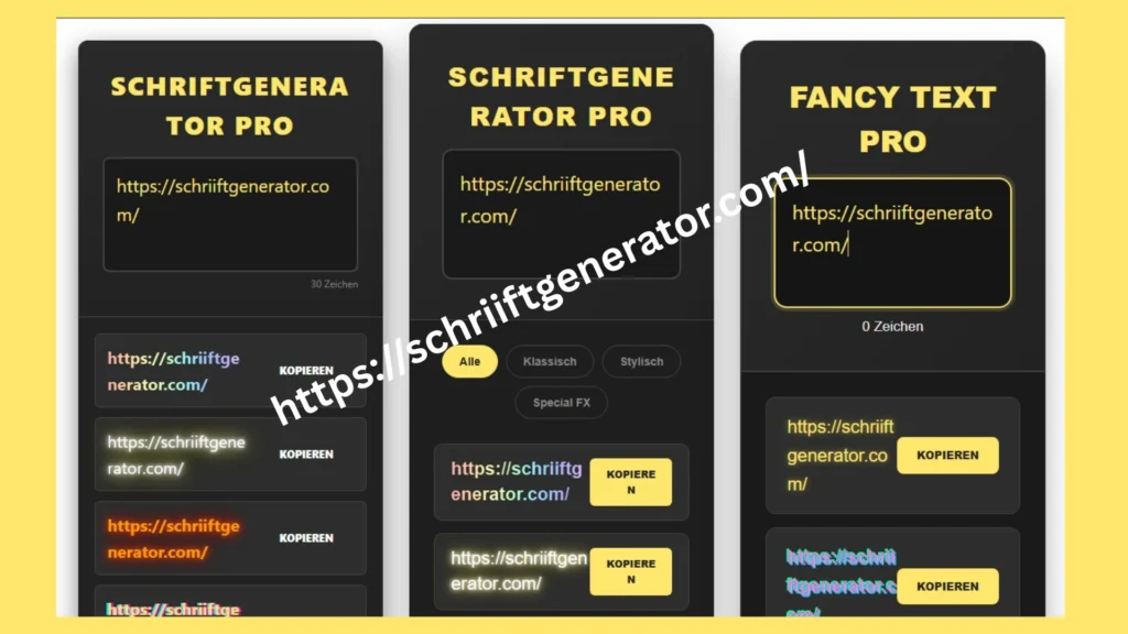 2026 schriftarten zum kopieren