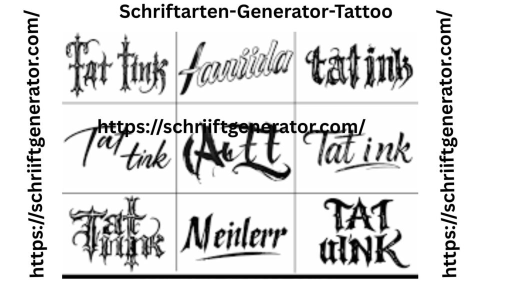Schriftarten-Generator-Tattoo 2026